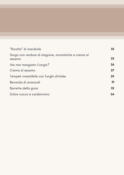 Ricettario "La Primavera"