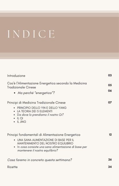 Settimana di Riequilibrio Energetico